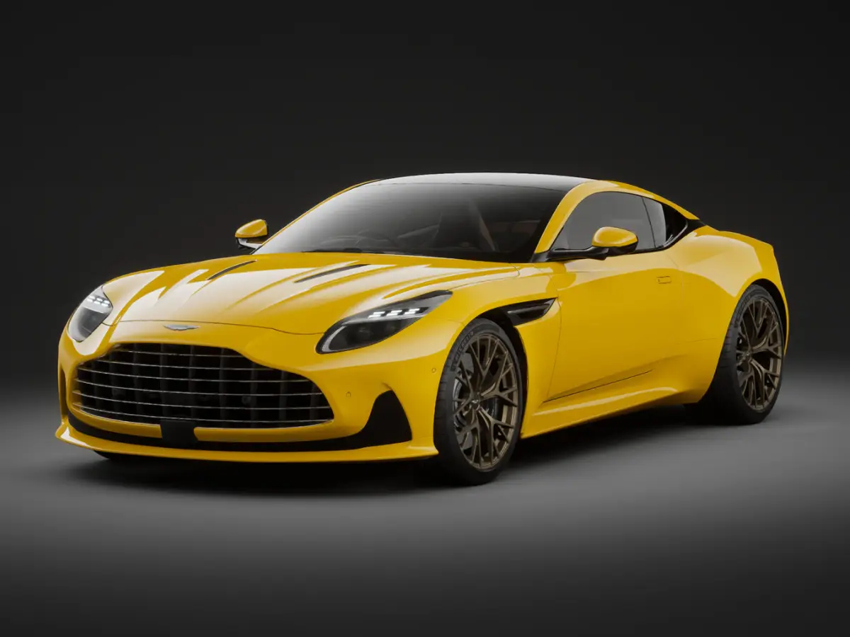 Aston Martin DB 12 Helios Yellow